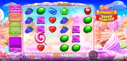 Sweet Bonanza Super Scatter tips image